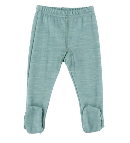 Joha Leggings - Wolle/Bambus - Grün