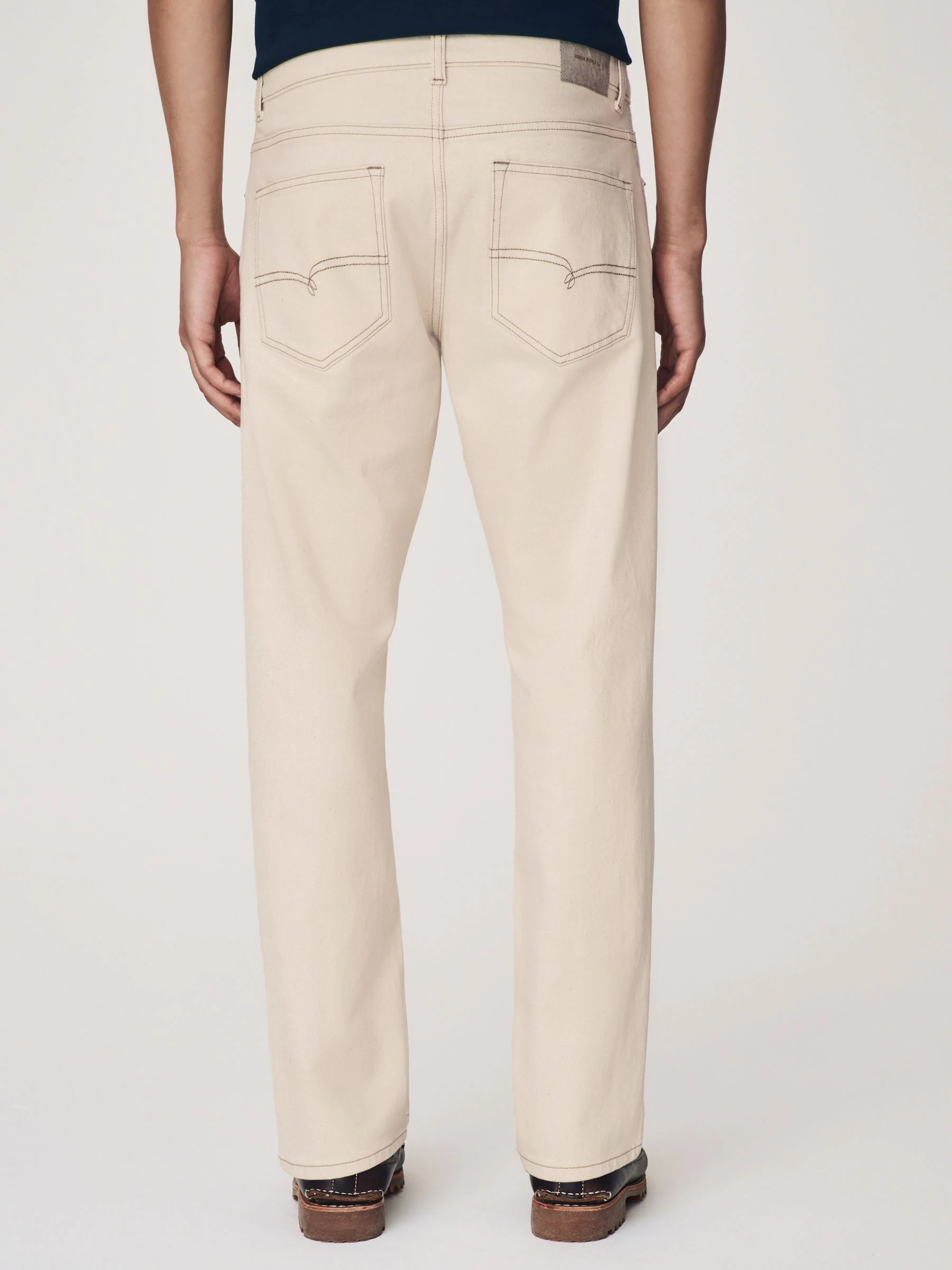 Ecru wit - Slim Fit - Vintage wash denim jeans