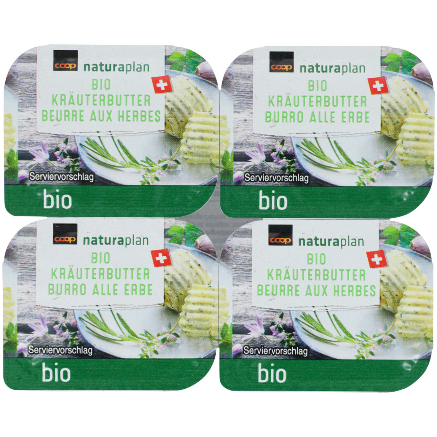 Naturaplan Bio Kräuterbutter 4x15g