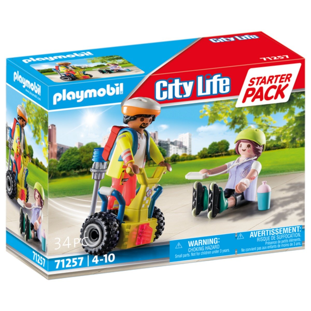 Starter Pack Secouriste avec giropode Playmobil City Life 71257
