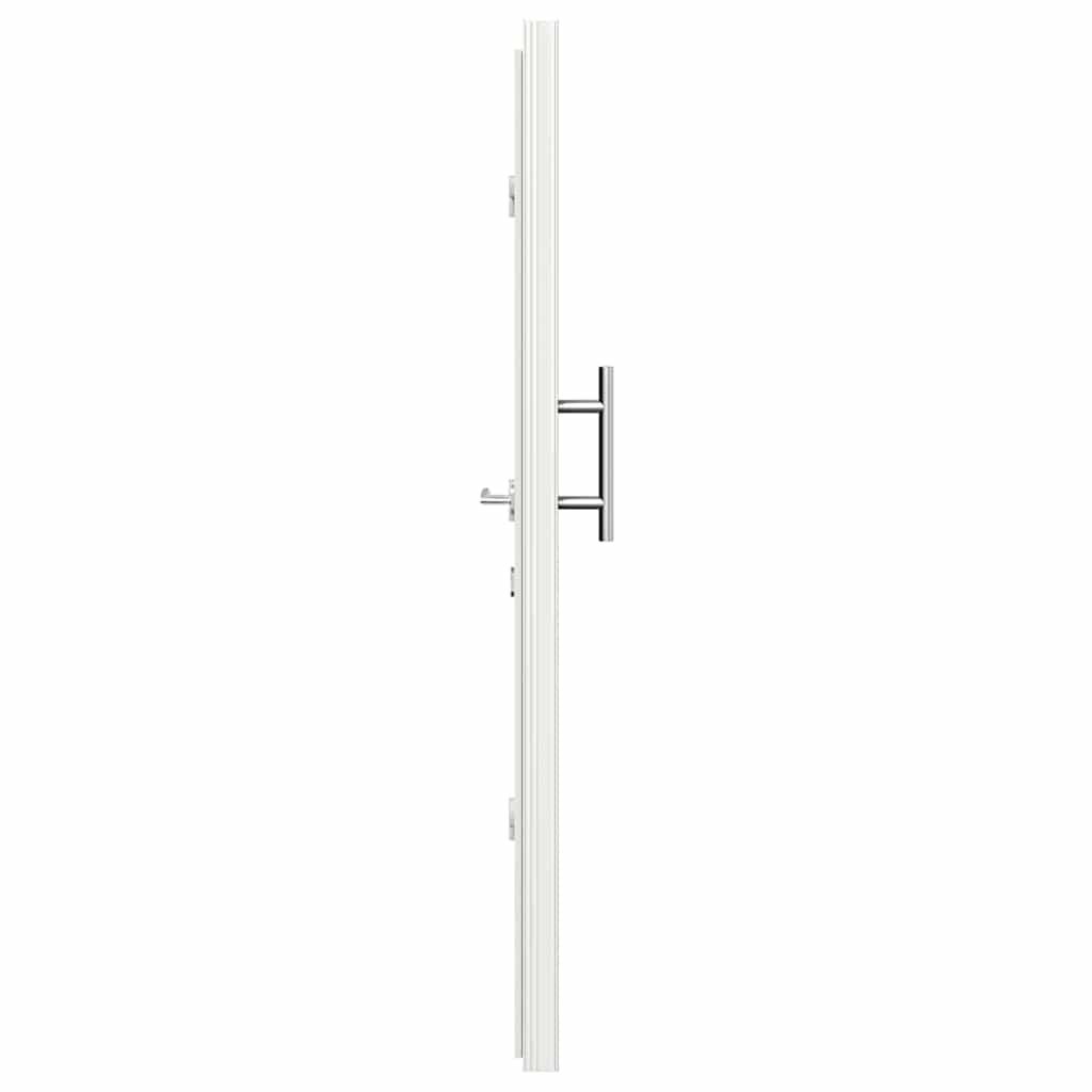 vidaXL Antraciet PVC Voordeur