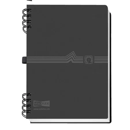 Veloflex Telefonbuch A5, schwarz