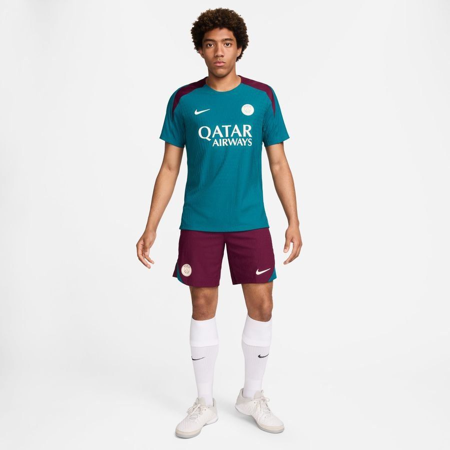 Paris Saint-Germain Short d'Entraînement Dri-FIT ADV Strike Elite - Bordeaux/Geode Teal/Orange