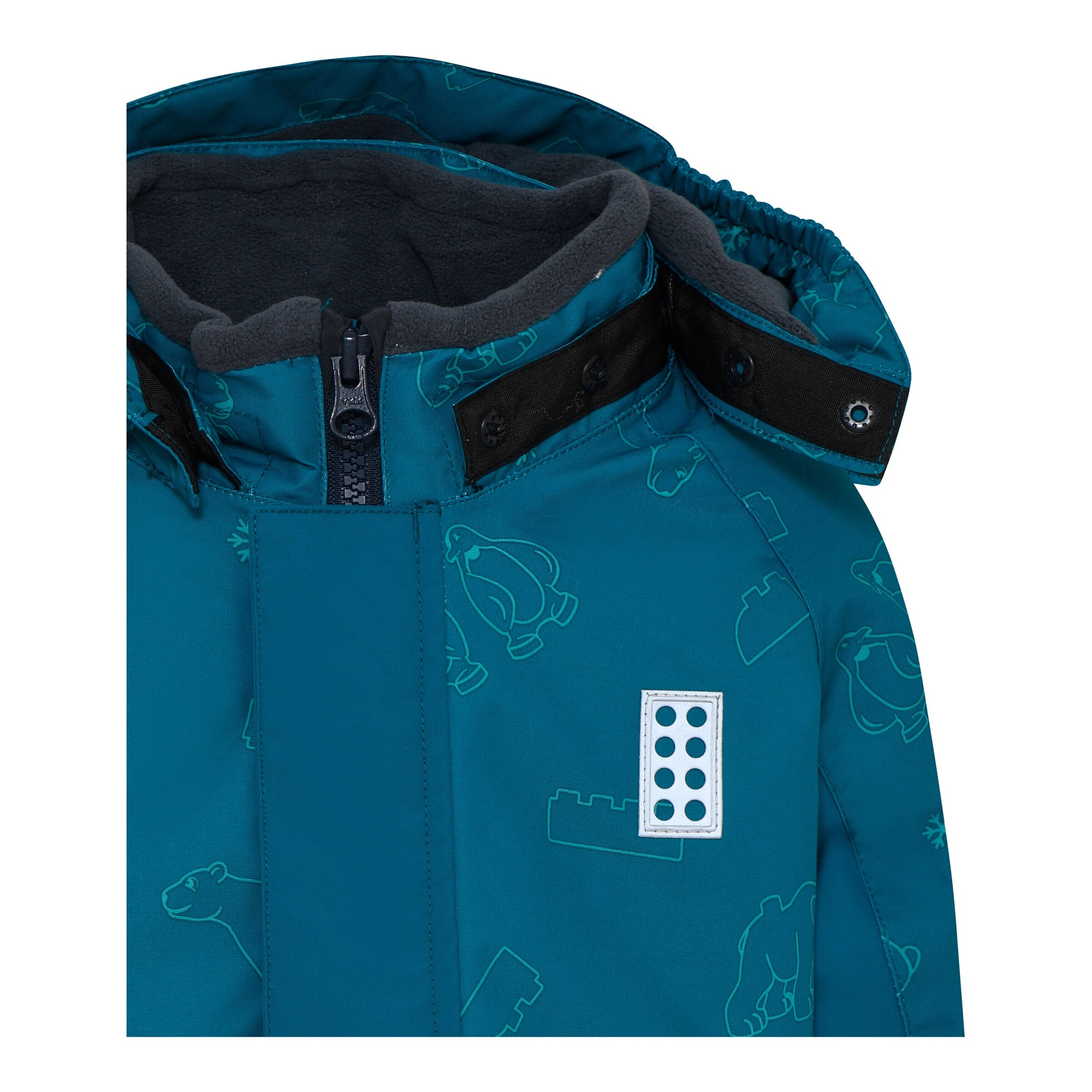 LEGO® kidswear Winterjacke mit abnehmbarer Kapuze LWJaden blau