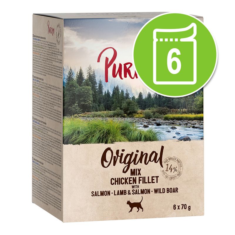 Purizon Adult 6 x 70 g - sans céréales ✓ pas cher