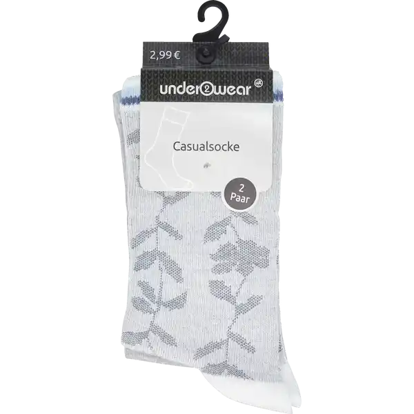 DA. CASUALSOCKE DP FLORAL / UNI 39 / 42