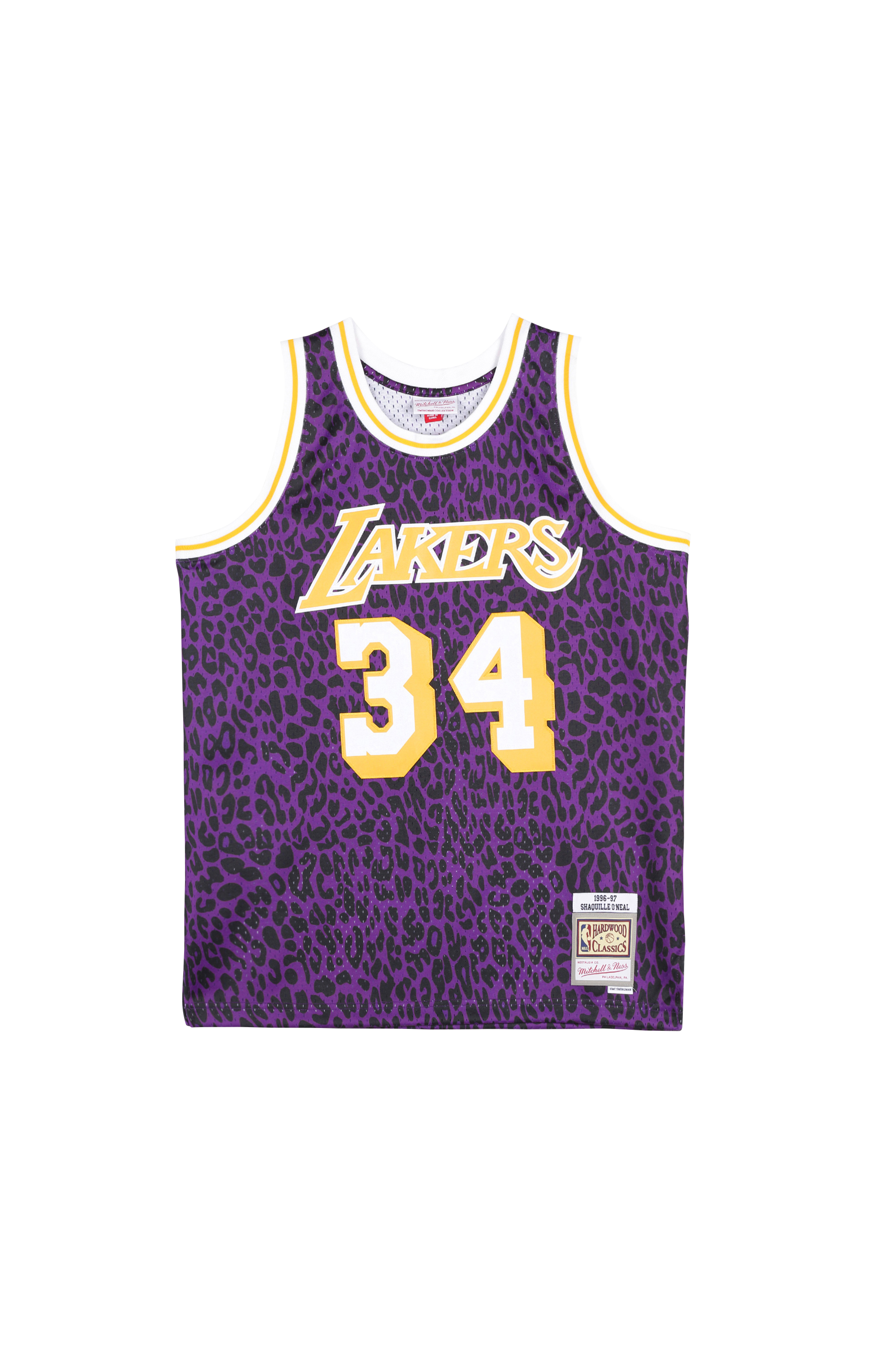 MITCHELL & NESS SHAQUILLE O'NEAL SWINGMAN JERSEY - LAKERS 1996- 97 Violet