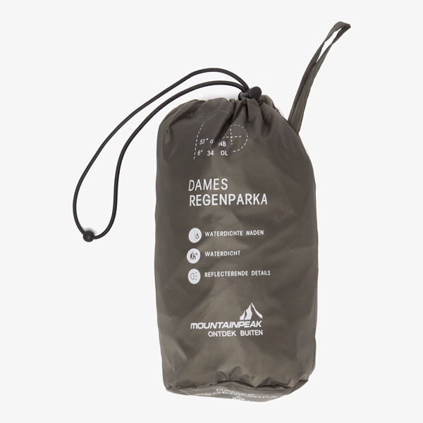 Mountain Peak dames regenparka groen
