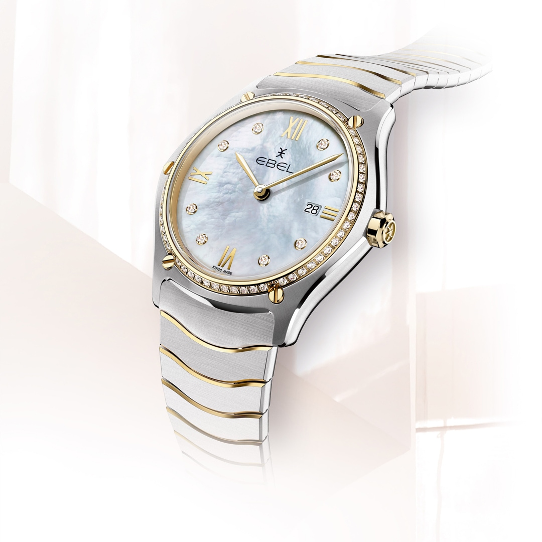 Ebel Sport Classic Lady Diamonds Bicolor / Perlmutt 37mm