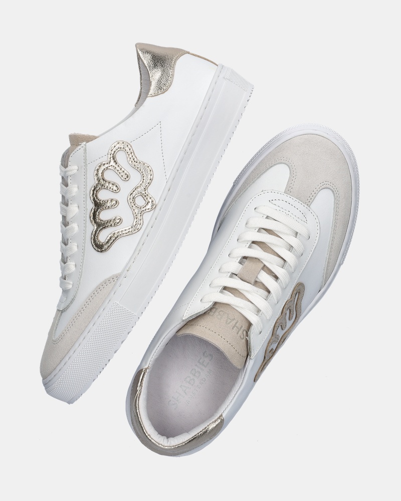 Shabbies Amsterdam Rabia Yana Lage sneakers  - wit