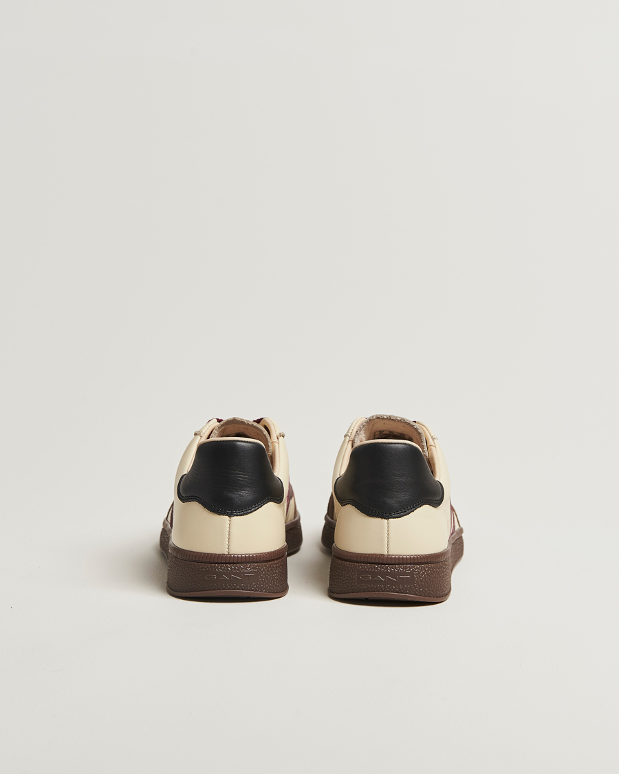 GANT Cuzmo Leather/Suede Sneaker Ivory/Brown