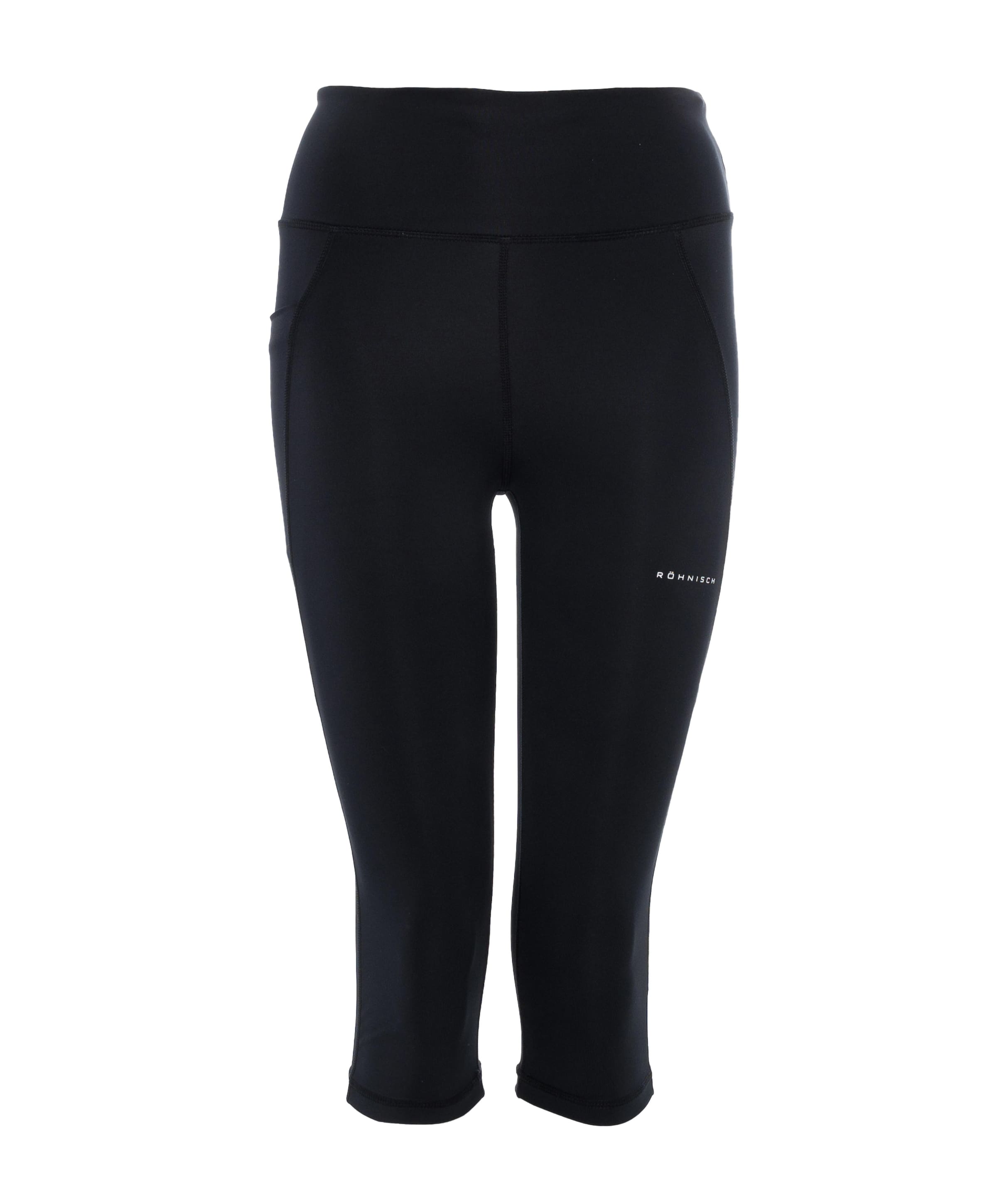 Röhnisch Flattering High Waist Capri tights zwart