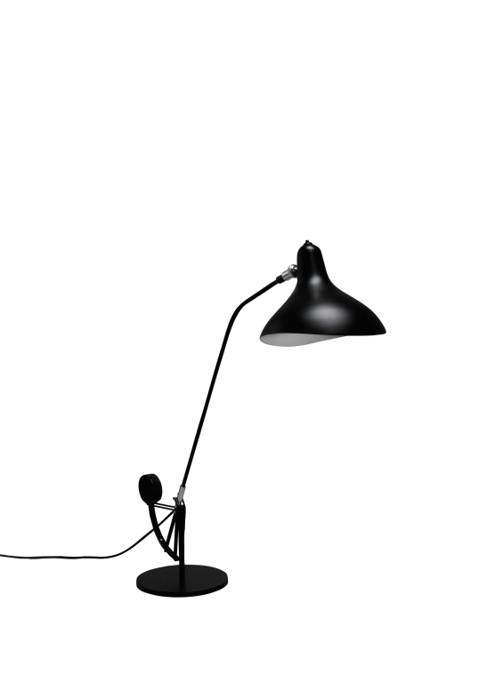 DCW éditions Mantis BS3 bureaulamp zwart