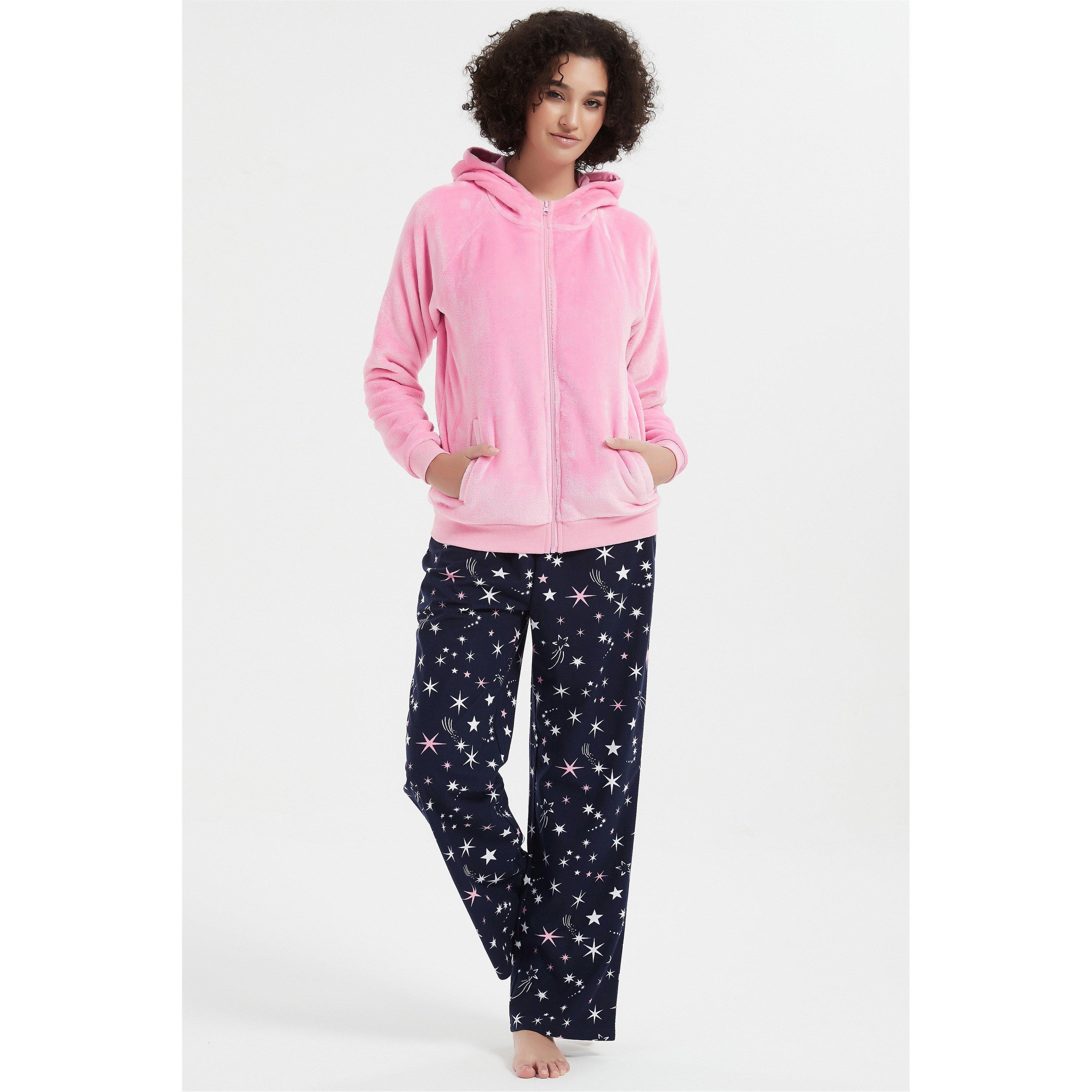 Linea Ladies 3 Piece Star Hooded Lounge Set