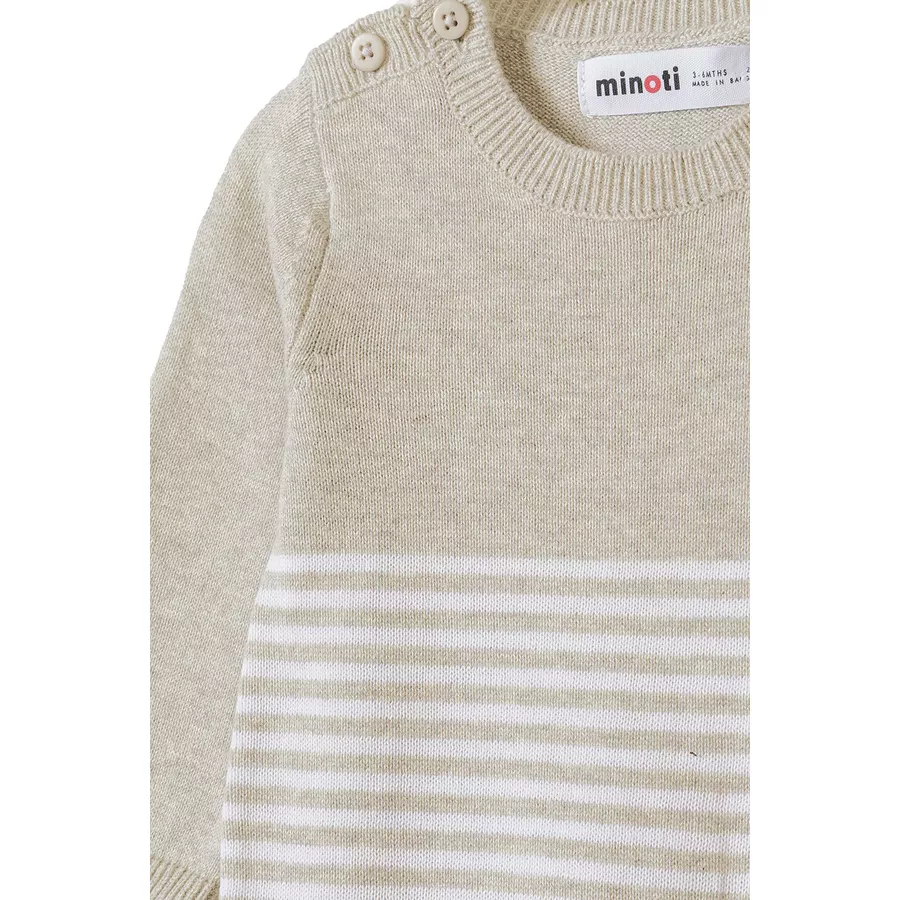 MINOTI Strampler Beige