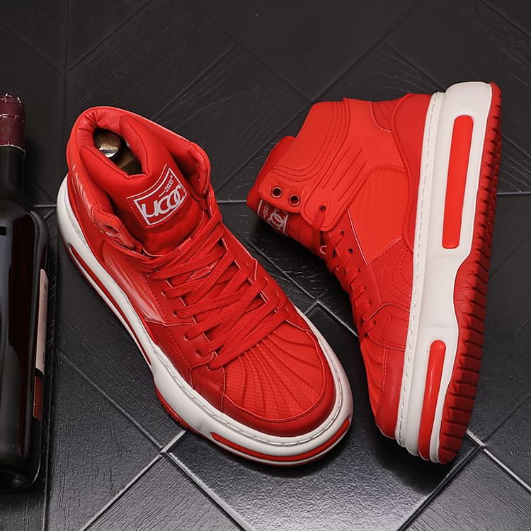 Mr Ozera - Platform Panel High Top Sneakers