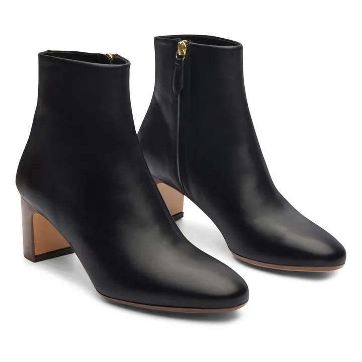 Rivecour Bottines Cuir N°290 | Noir