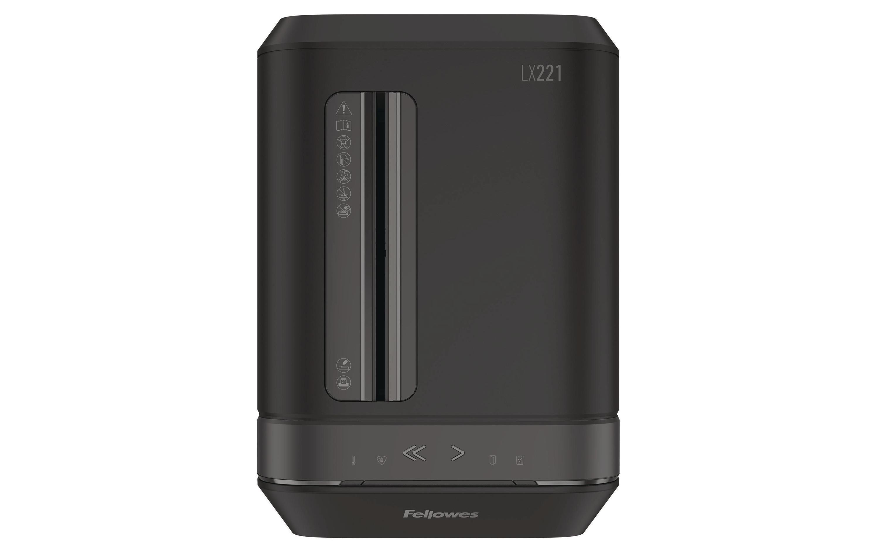 Aktenvernichter LX221 P-5, 20 Seiten, Schwarz<br>Papierschredder