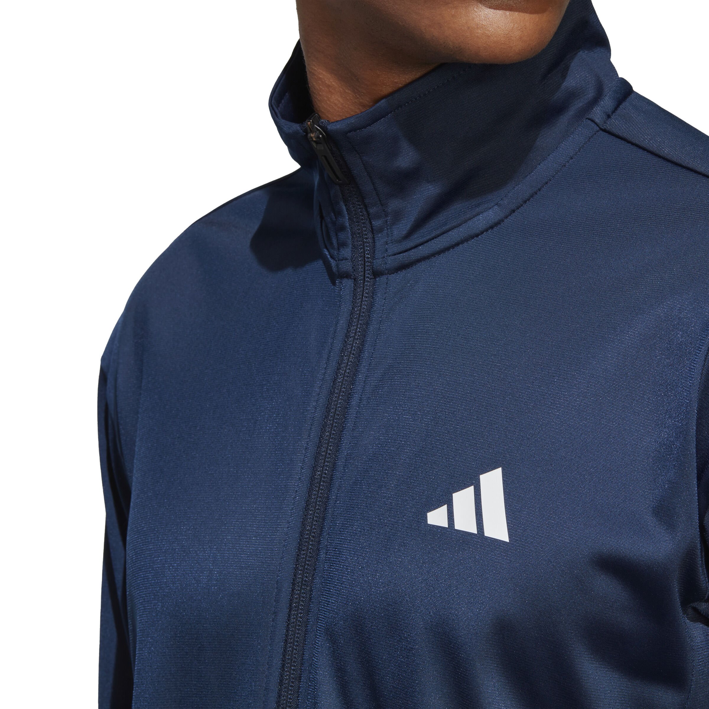 adidas 3-Stripes Knit Veste De Survêtement Hommes - Bleu Foncé , Blanc