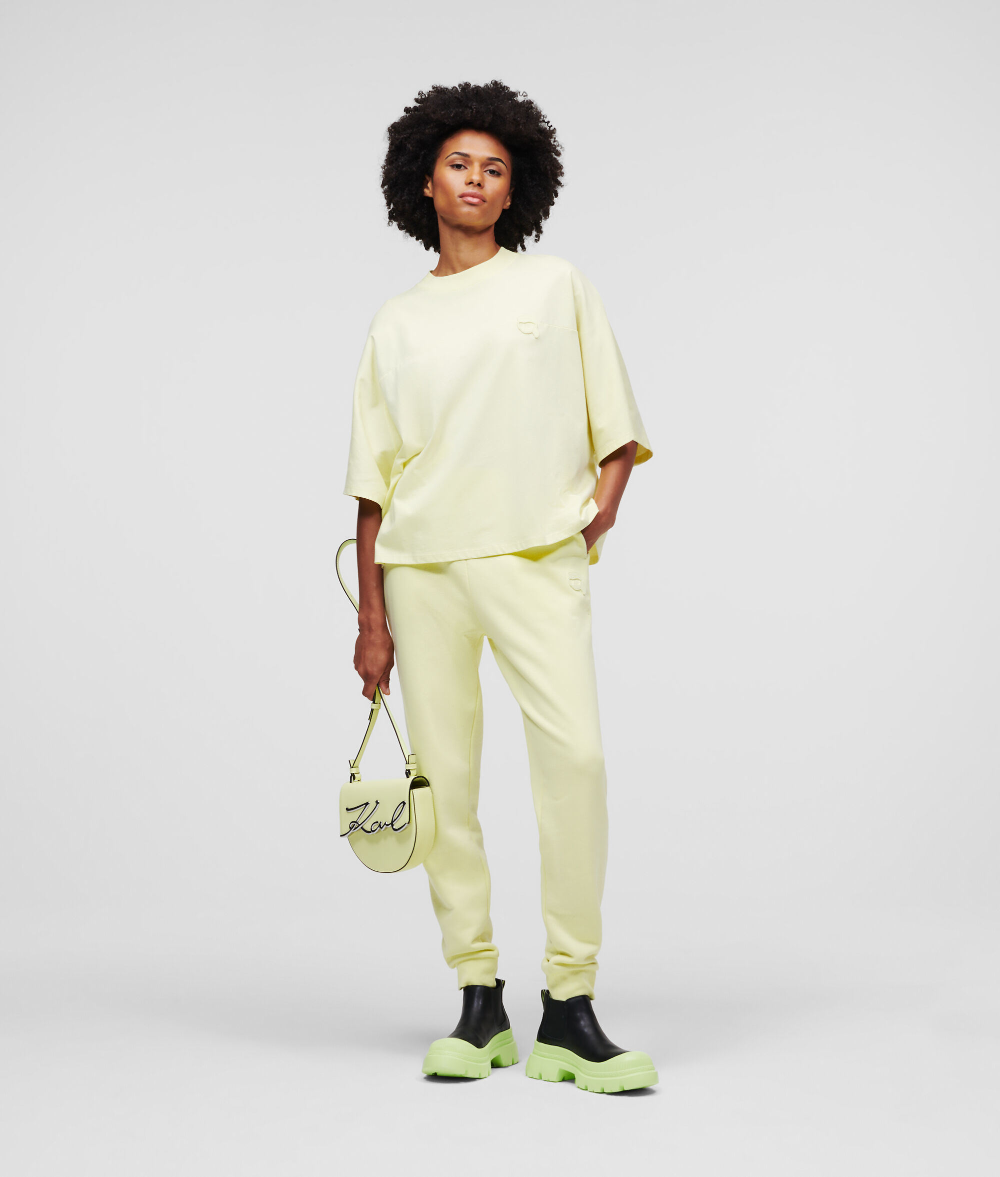 PANTALON DE JOGGING KARL IKONIK TON SUR TON