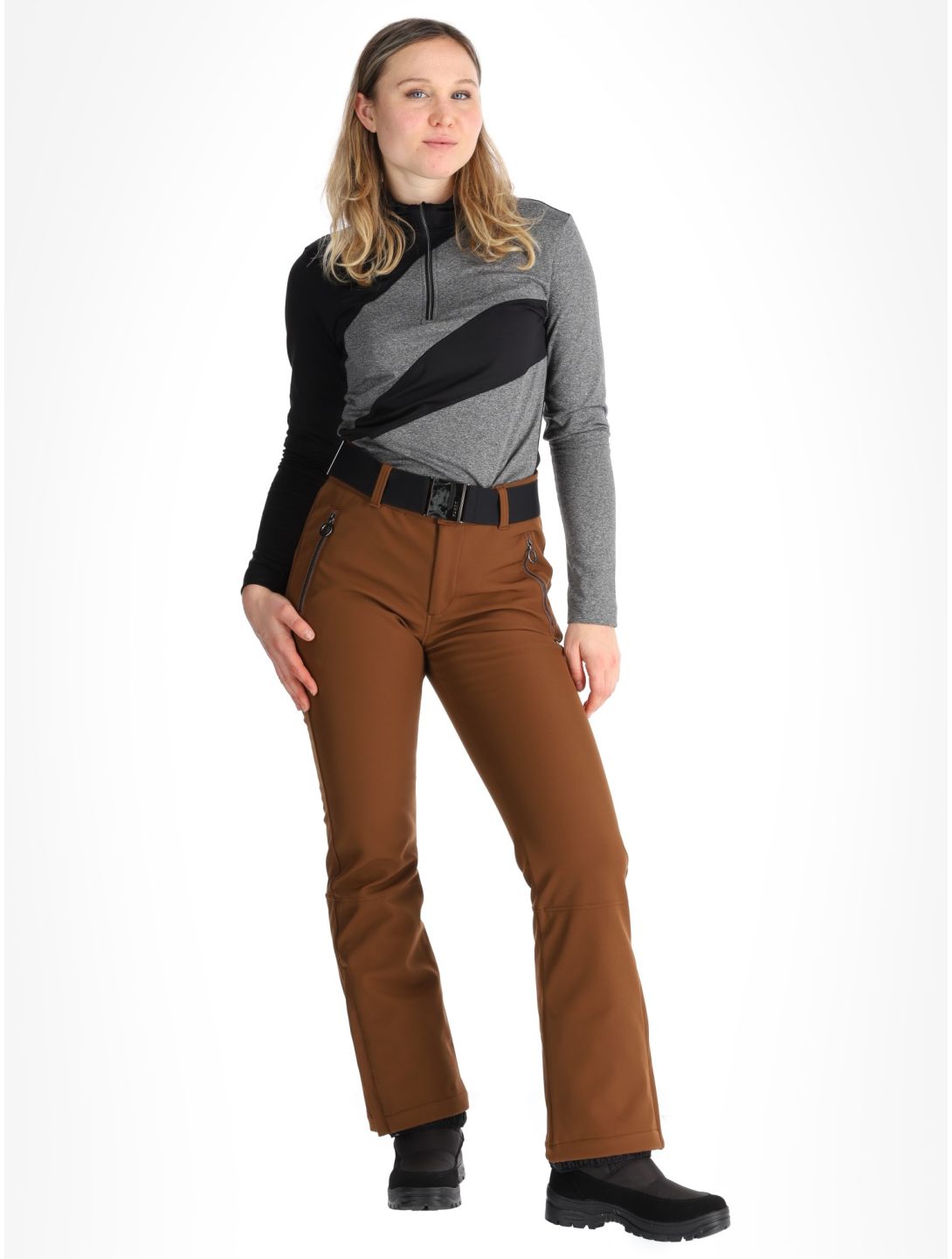 Joentaus C softshell skibroek dames  kort model