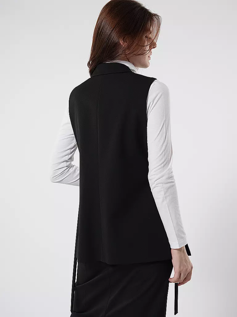 LUISA CERANO Gilet  schwarz