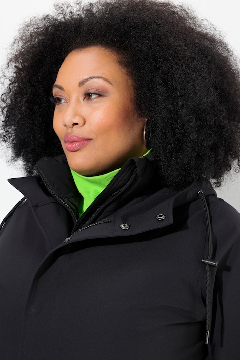 HYPRAR 3-in1-Funktionsjacke, A-Linie, Steppweste, Kapuze
