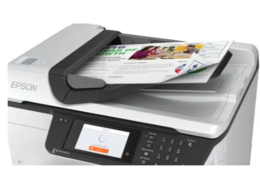 Epson WorkForce Pro WF-C878RDWF - Multifunktionsprinter - farve - blækprinter - A3 (297 x 420 mm) (original) - A3 (medie) - op til 22 spm (kopiering) - op til 24 spm (udskriver) - 335 ark - 33.6 Kbps - Gigabit LAN, Wi-Fi(n), USB 3.0, USB 2.0 vært