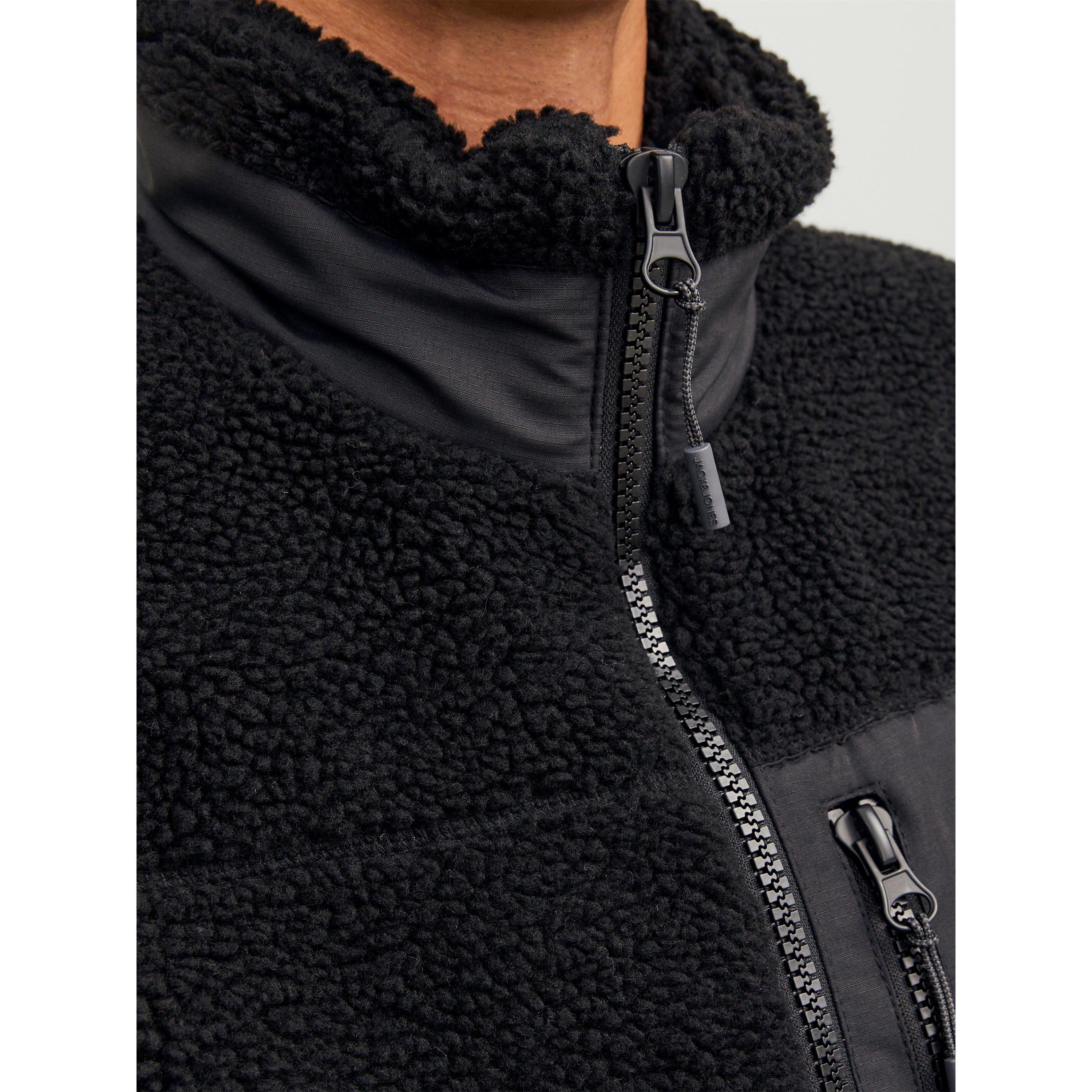 Jack and Jones Teddy Fleece Gilet Mens