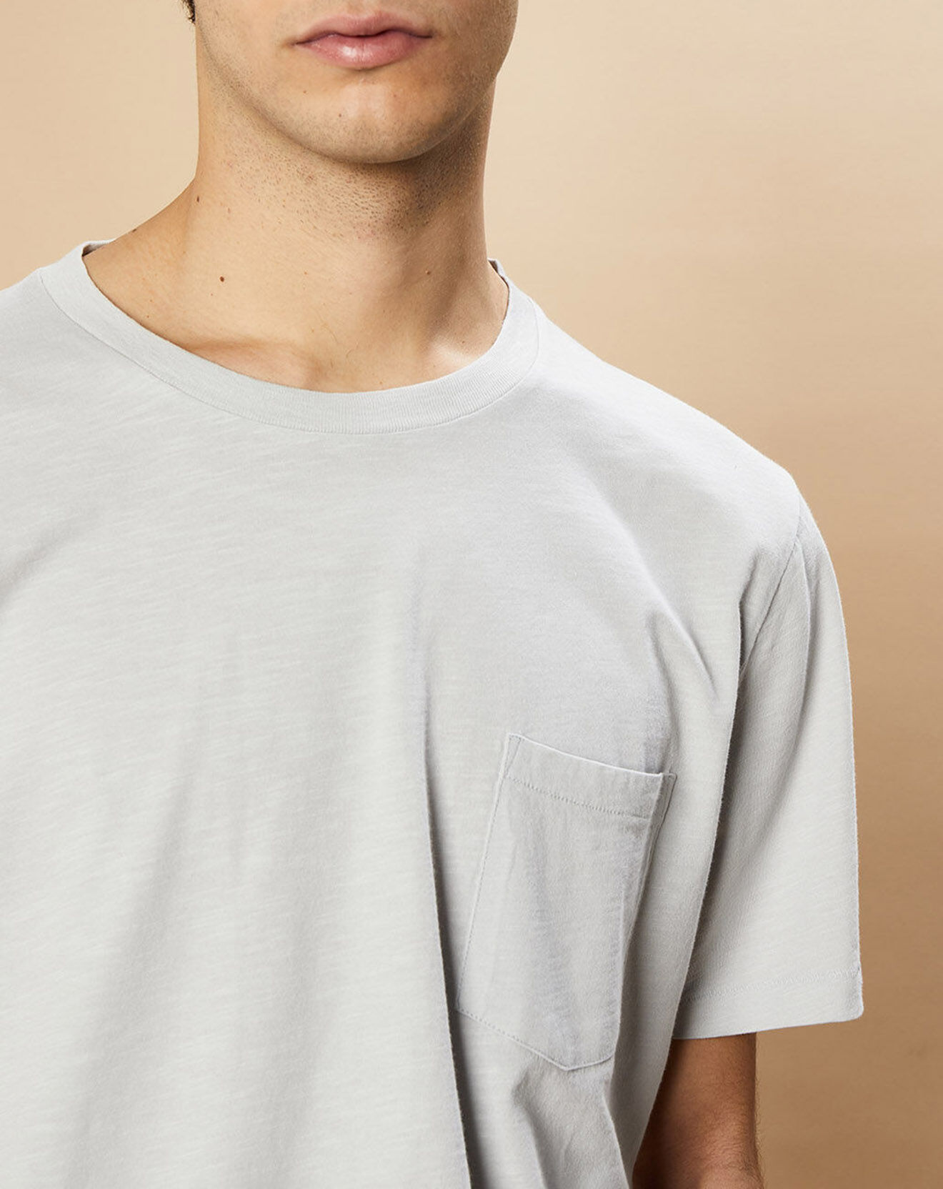 Hartford T-Shirt Pocket Crew stone