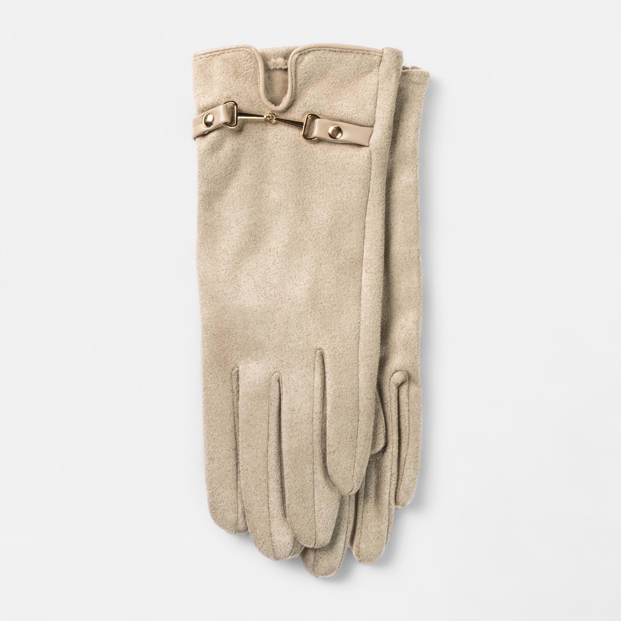 Gants beige