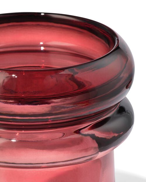 chandelier verre bordeaux