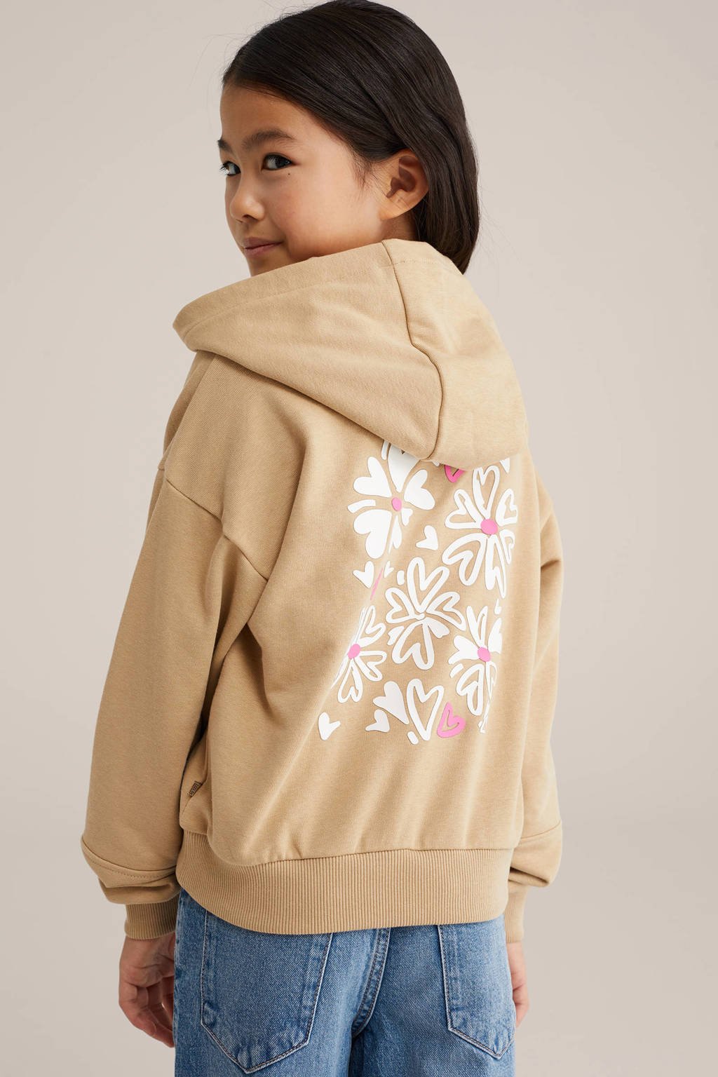 WE Fashion hoodie beige