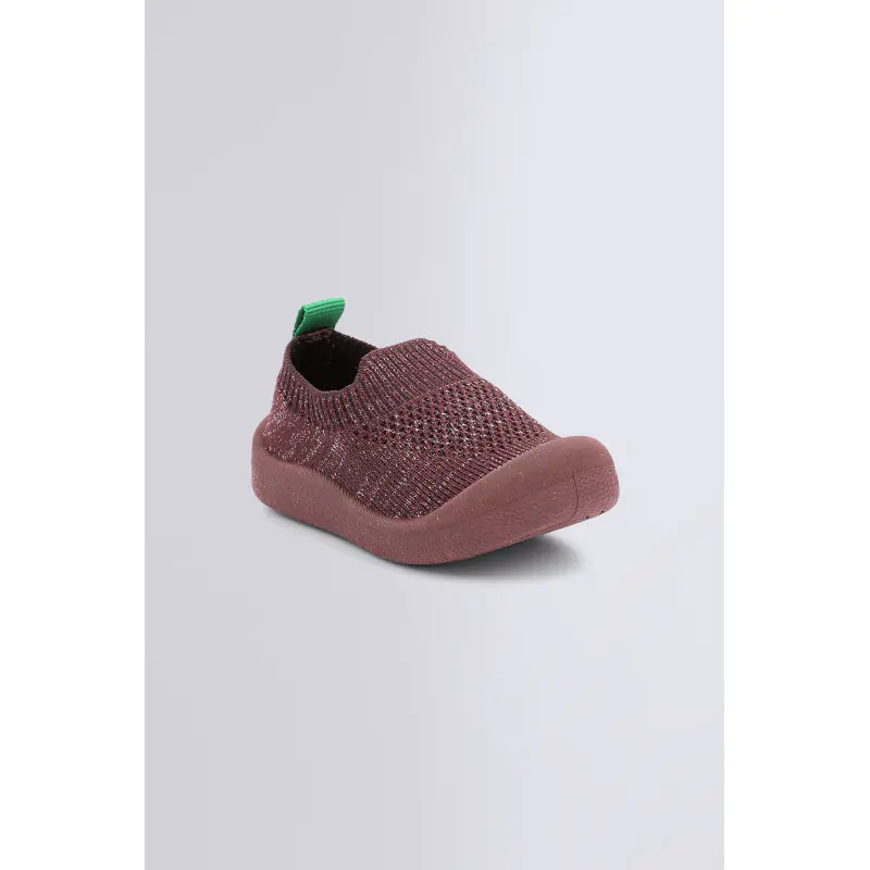 KICK EASY BORDEAUX BRILLANT CHAUSSONS Textile Bébé