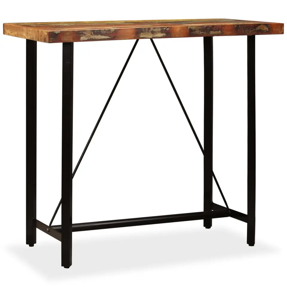 vidaXL - Bartafel - Bruin - Hout - 120 x 60 x 107 cm