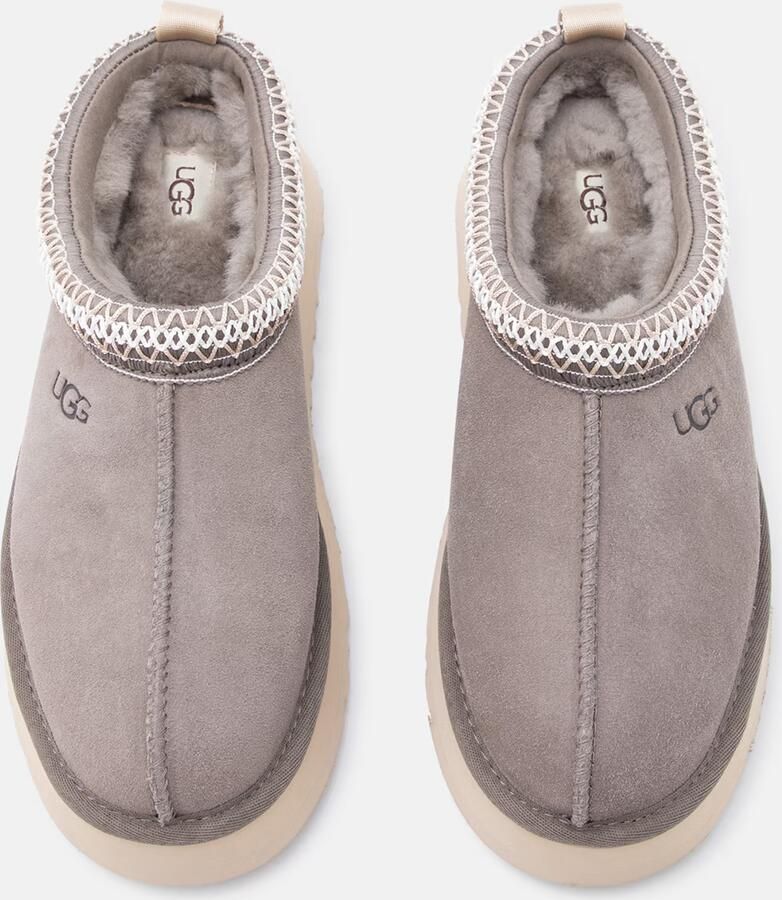 UGG Tazz II groenachtig bruin leren klompen
