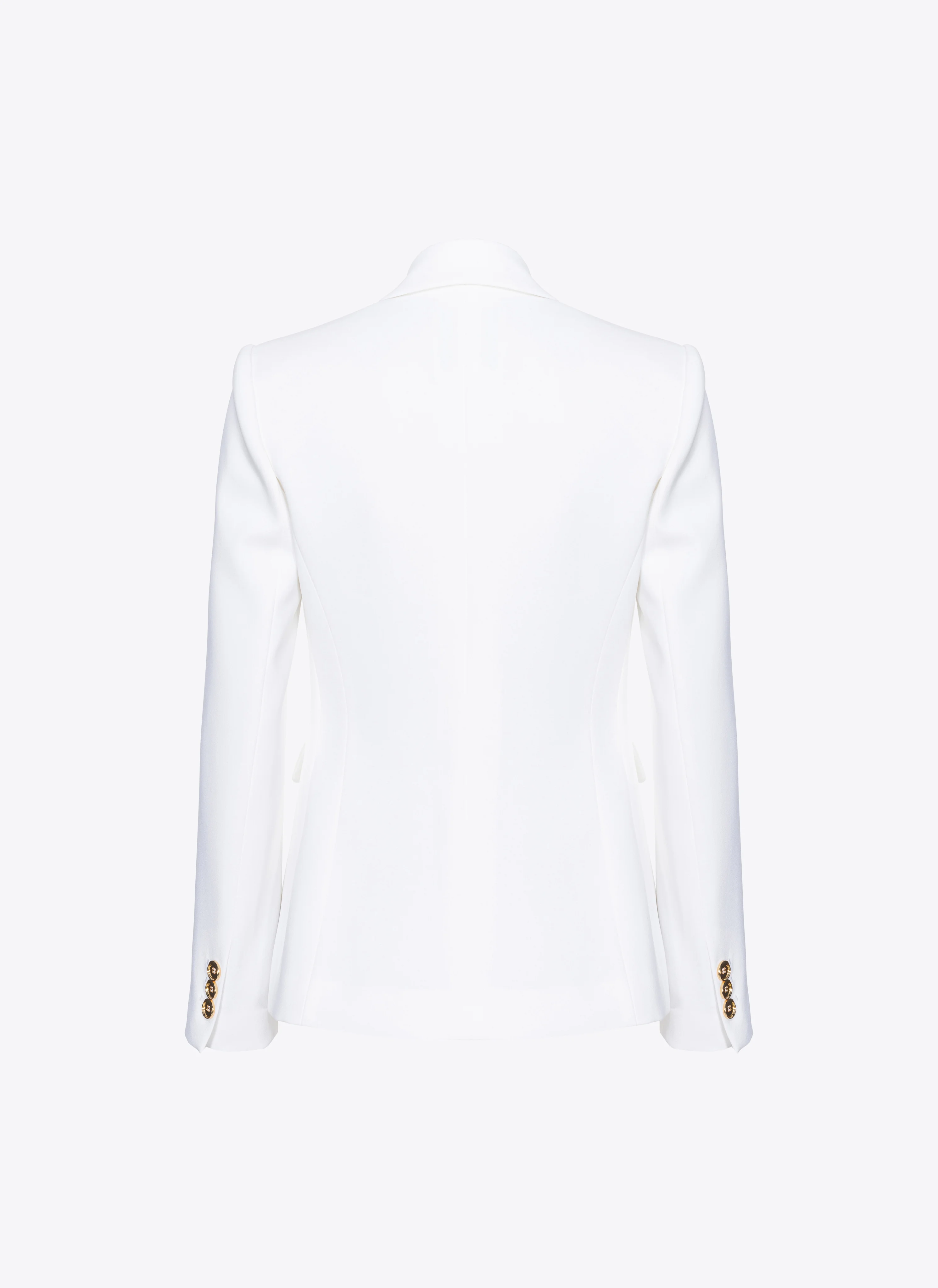 Blazer droit stretch | Blanc