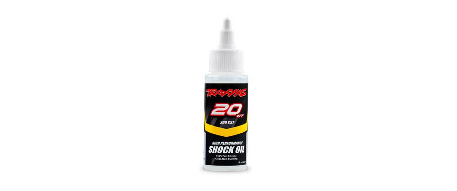 Dämpferöl Premium 20 wt, 60 ml, 200 cStSilikon Stossdämpferöl für RC-Fahrzeuge