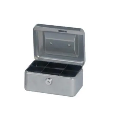 Maul Geldkassette 1, 15,2 x 12,5 x 8,1 cm, silber
