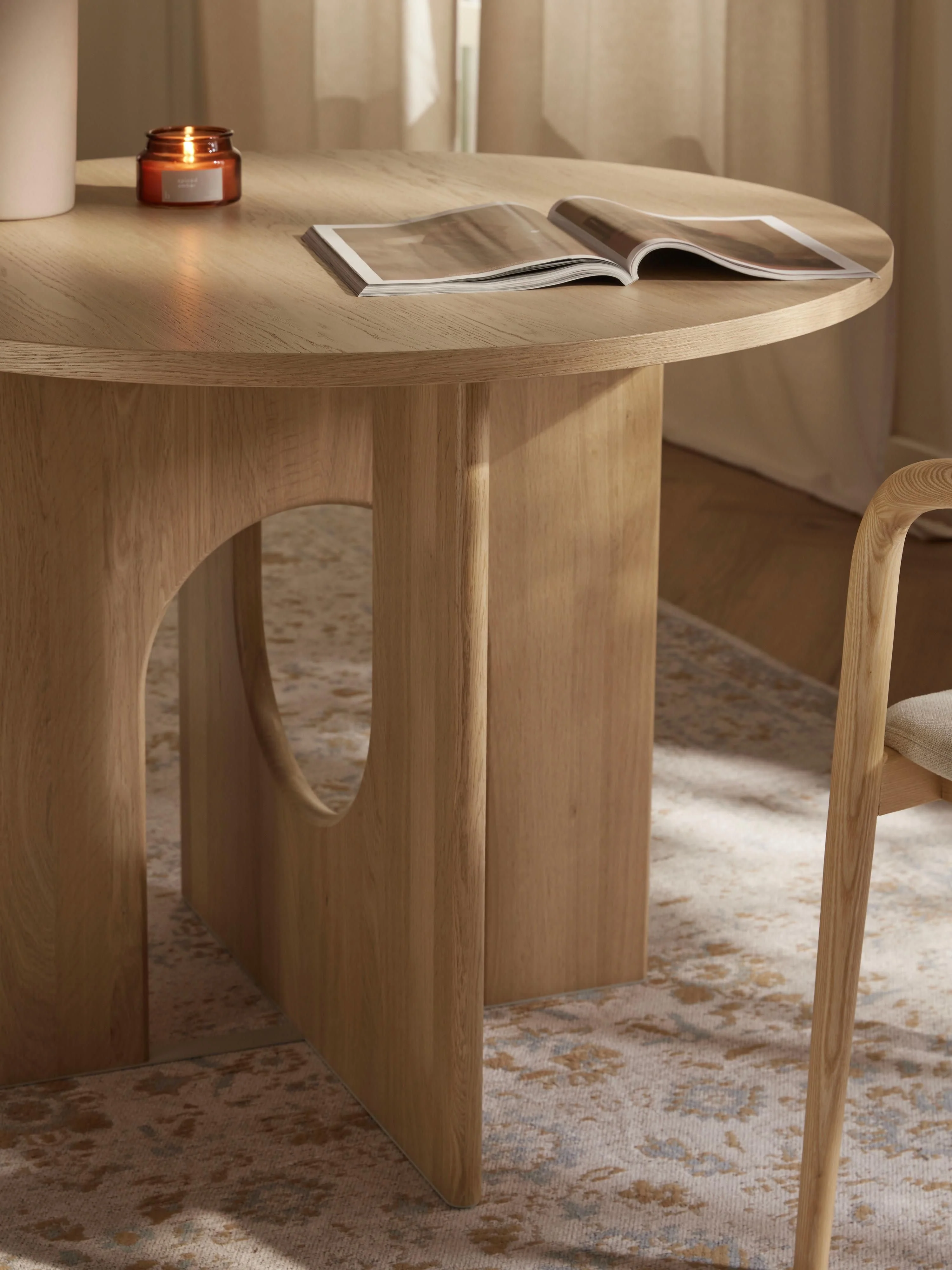 Ronde eettafel Apollo, in verschillende formaten