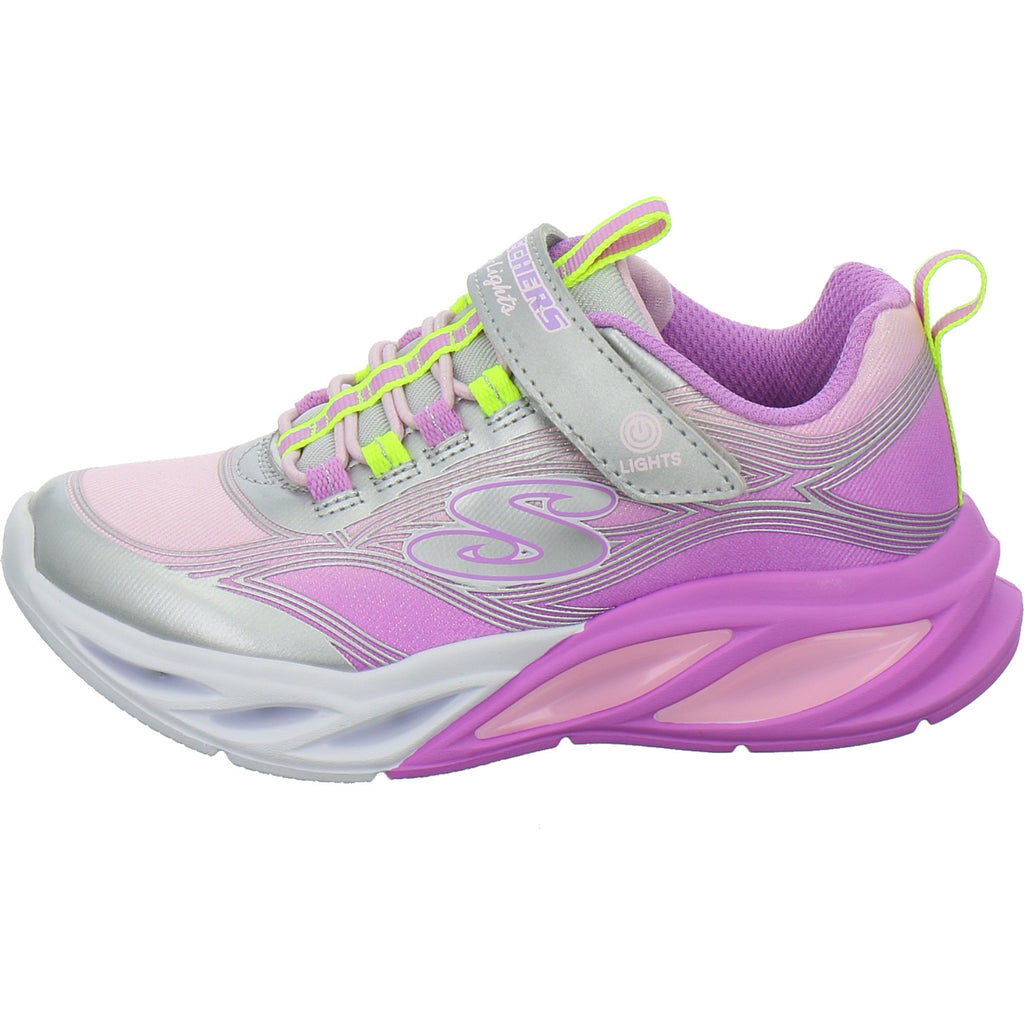 Skechers Halbschuhe Mädchen S-Lights Silber
