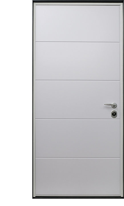 Bloc-porte blindé haute performance blanc H.210 x l.90 cm, poussant gauche