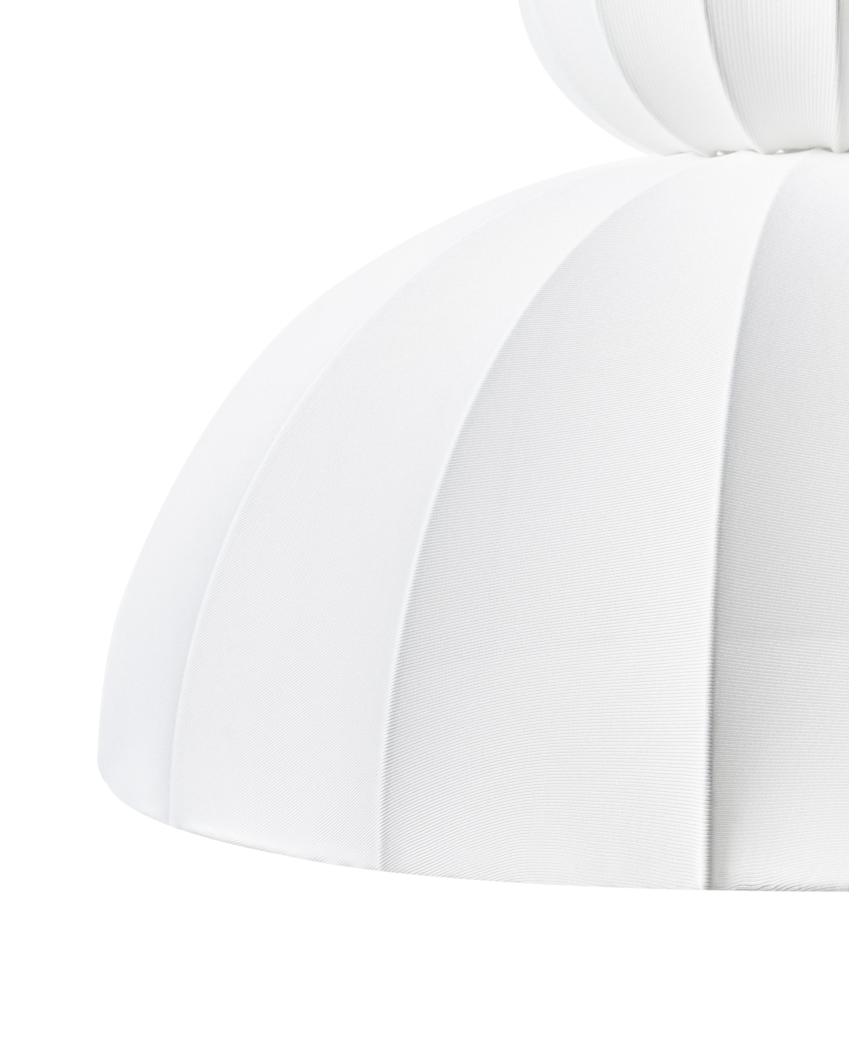 Hanglamp GOELETTE Kunstzijde Wit