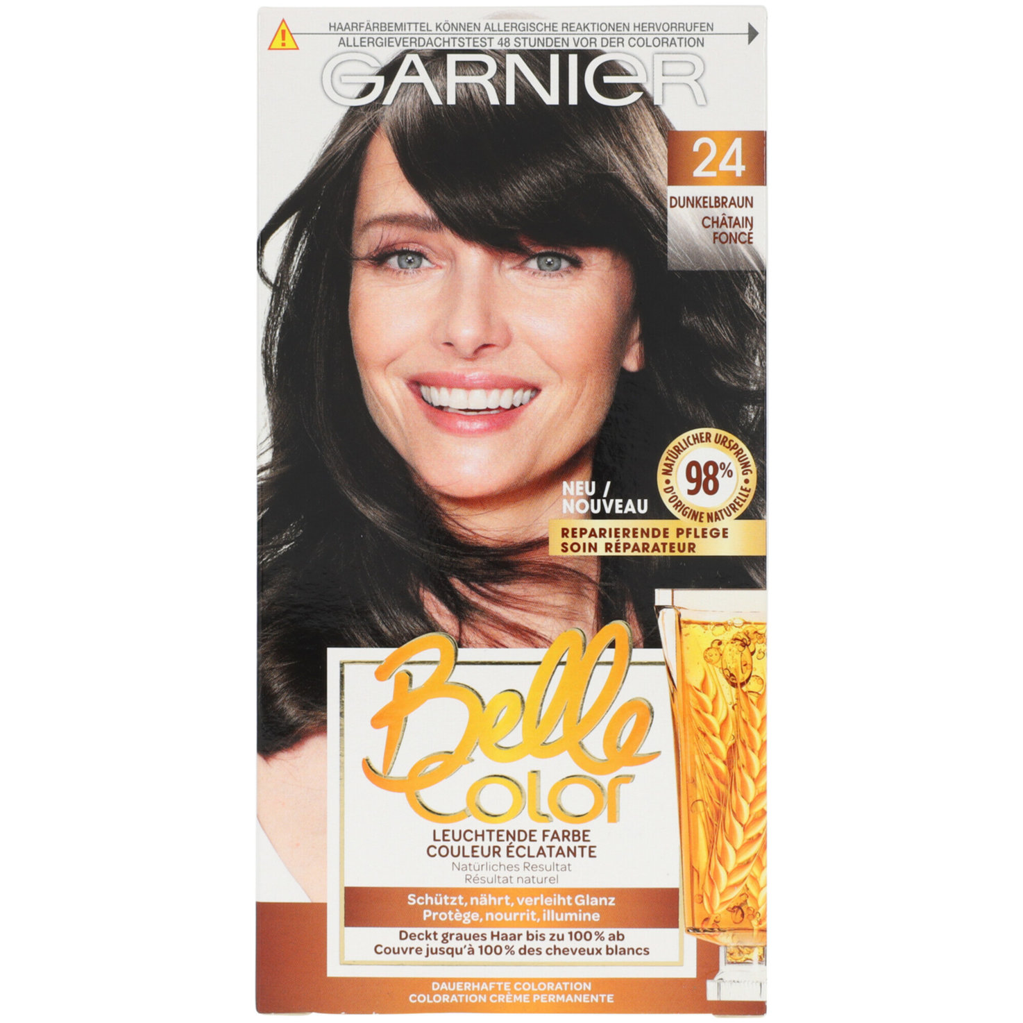 Belle Color Haarfärbung 24 Dunkelbraun