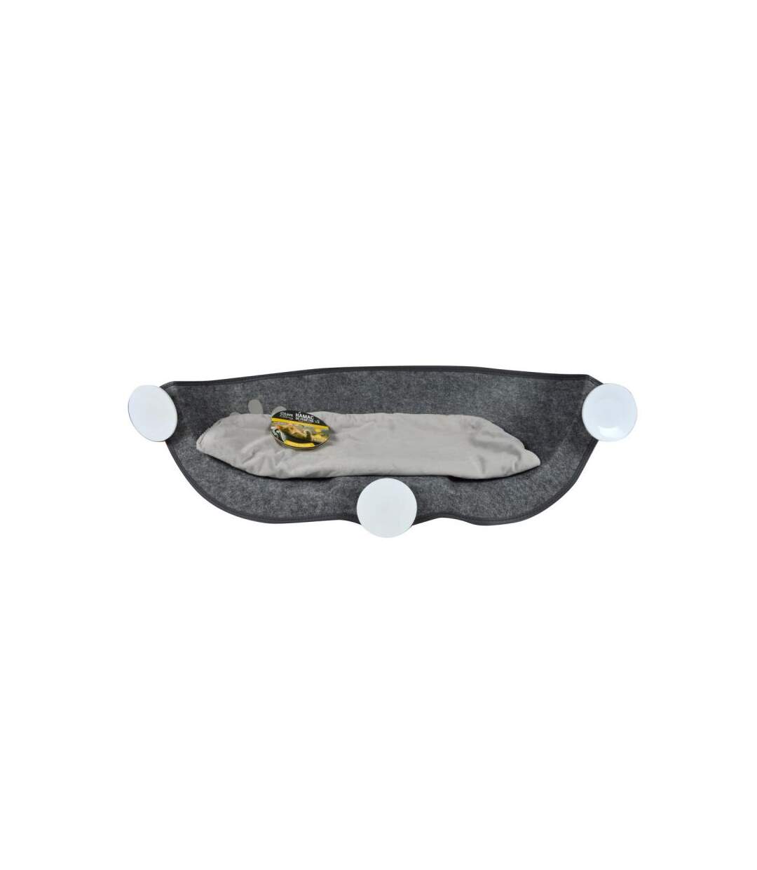 Paris Prix - Hamac De Fenêtre Pour Chat feutrine 67cm Gris