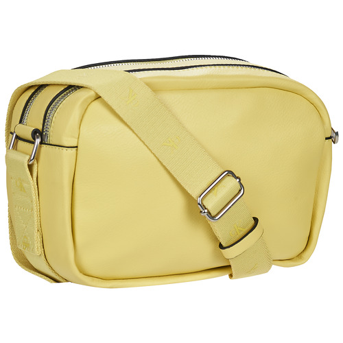 Calvin Klein Jeans - ULTRALIGHT DBLZIPCAMERABAG21 PU - Jaune