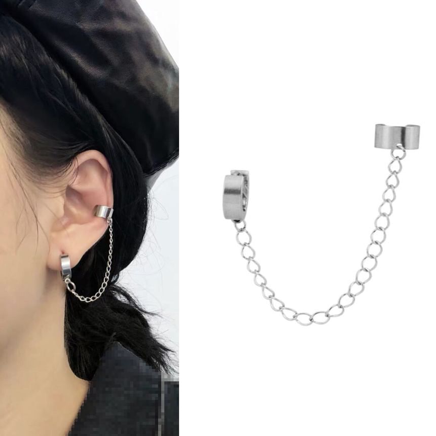 Juanitro - Oorbel met ketting en clip