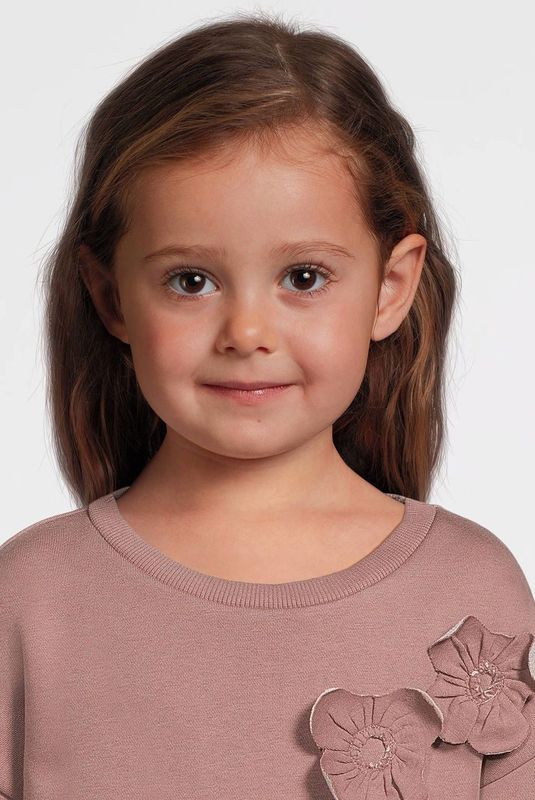 LEVV - Little Sweater - Oudroze - Katoen en Polyester