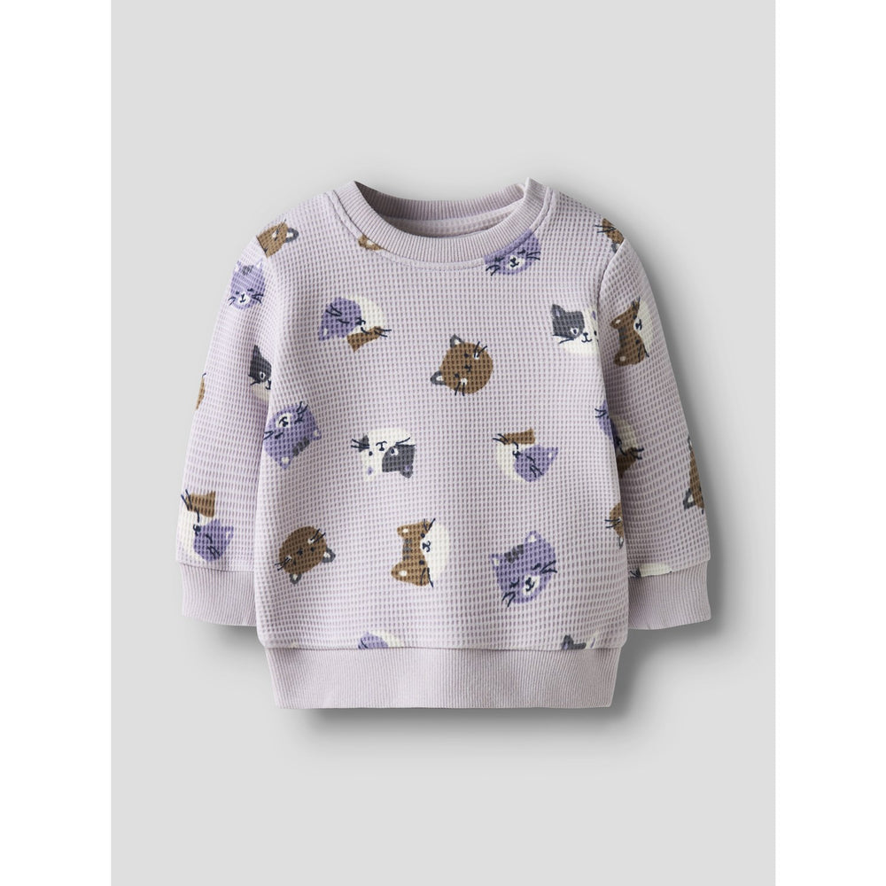 Køb Name It Lilac Marble Nbftammie Ls O-Neck