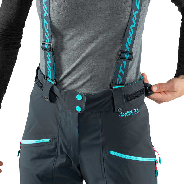 Pantalon ski de randonnée DYNAFIT FREE INFINIUM HYBRID PNT W BLUEBERRY